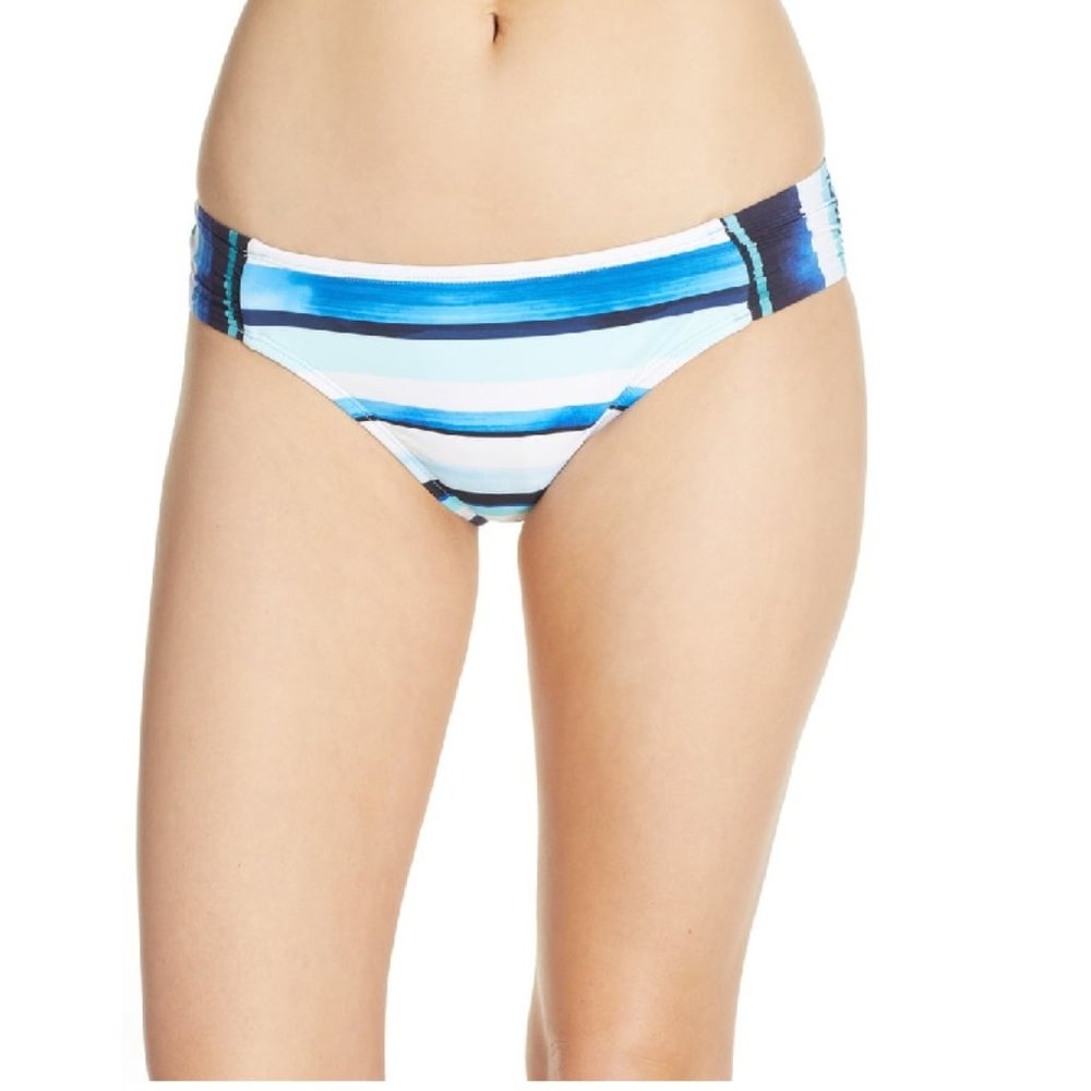 LA BLANCA Meridian Shirred Hipster Bikini …